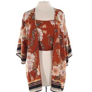 Boho Style Camisole Kimono Combo Sweet Rain Size Medium